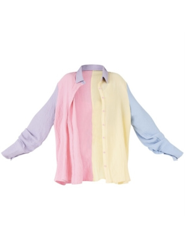 CAMASĂ MULTI BUMBAC BLOC DE CULORI