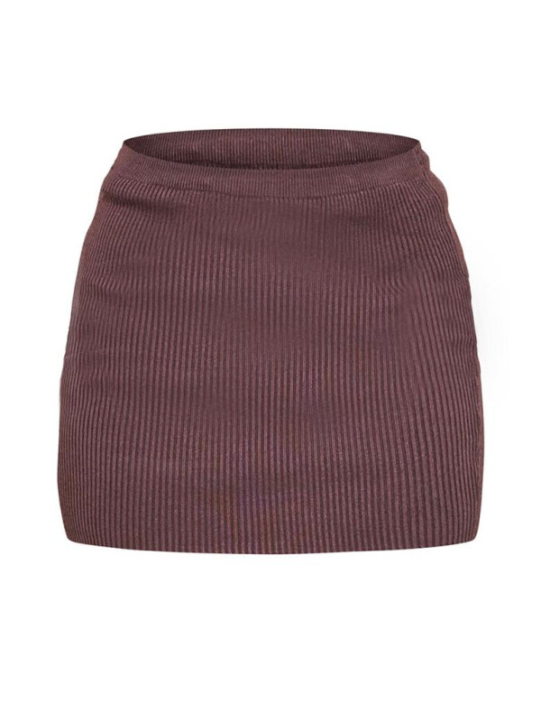 FUSTA MINI BROWN