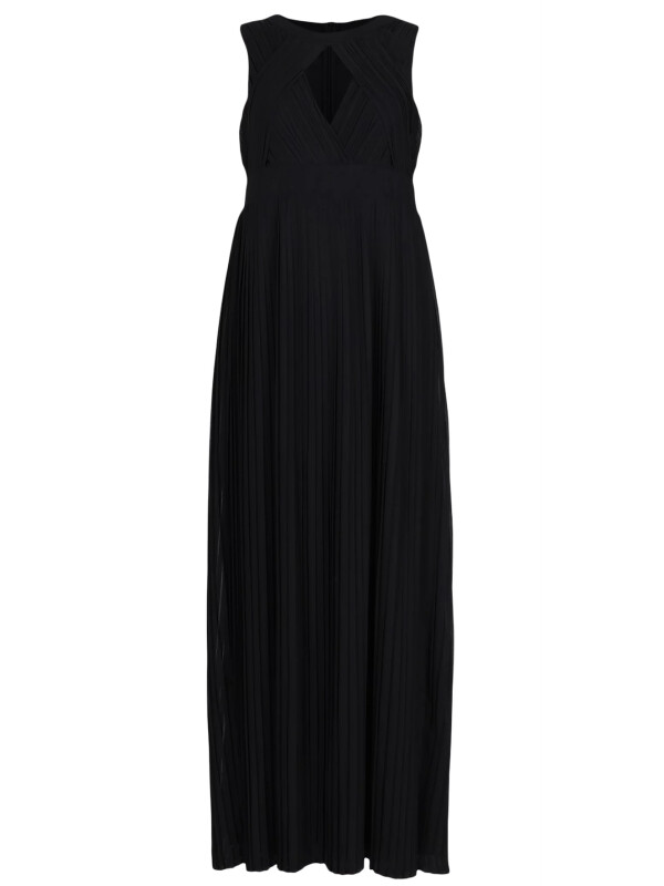 Rochie de domnisoare de onoare maxi cu decupaj plisat