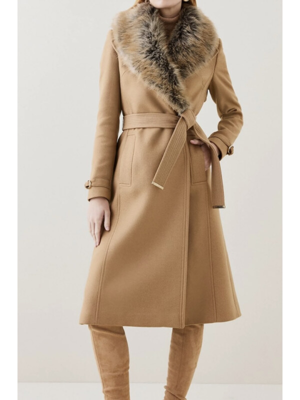 PALTON CU GULER DIN BLANA ARTIFICIALA