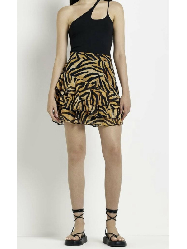 FUSTA MINI PRINT FRILL