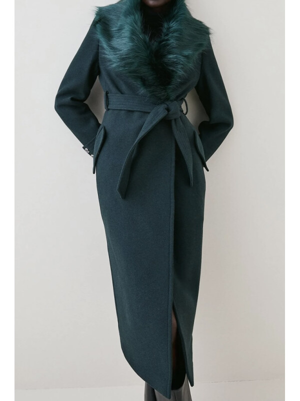 PALTON ITALIAN CU GULER DIN BLANA ARTIFICIALA 