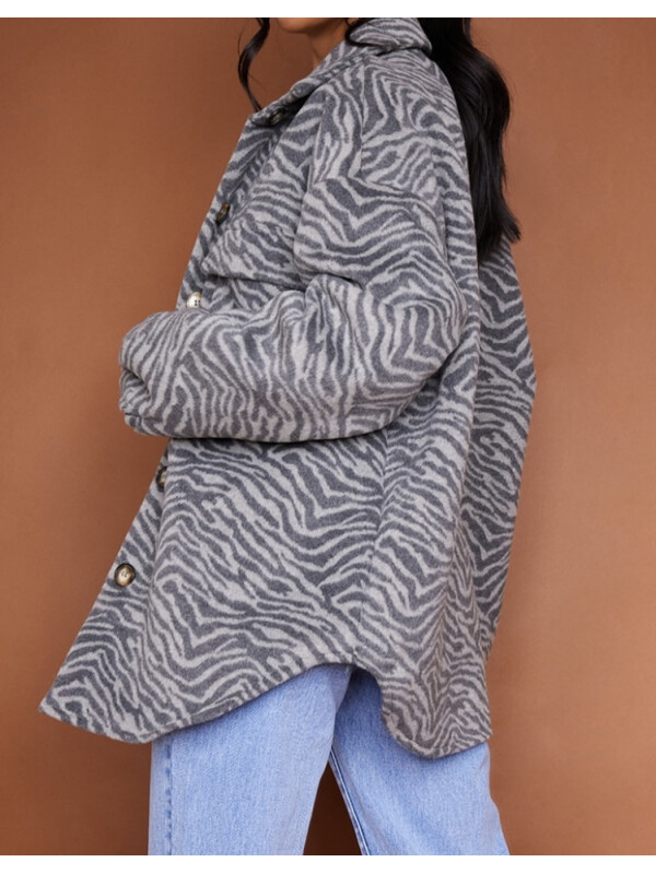 JACHETĂ TIP CĂMAȘĂ ZEBRAT 