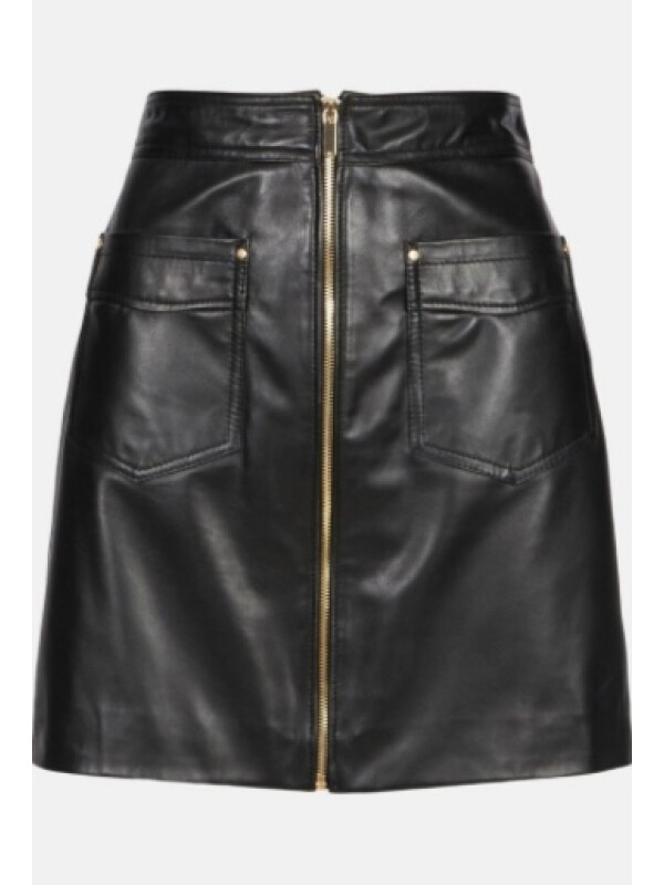FUSTA MINI DIN PIELE