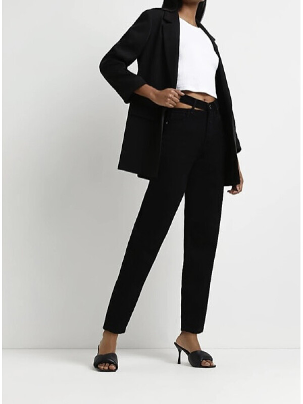 BLUGI NEGRI CU TALIE ÎNALTĂ