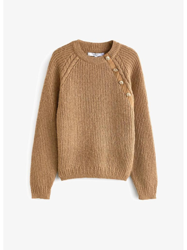 BLUZĂ CU DETALIU RÂND DE BUTONI