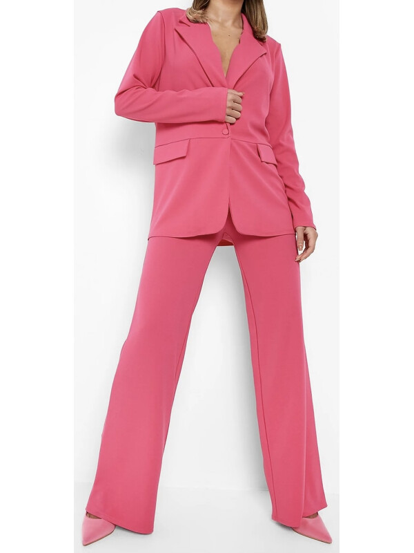 Blazer relaxat și  pantaloni largi