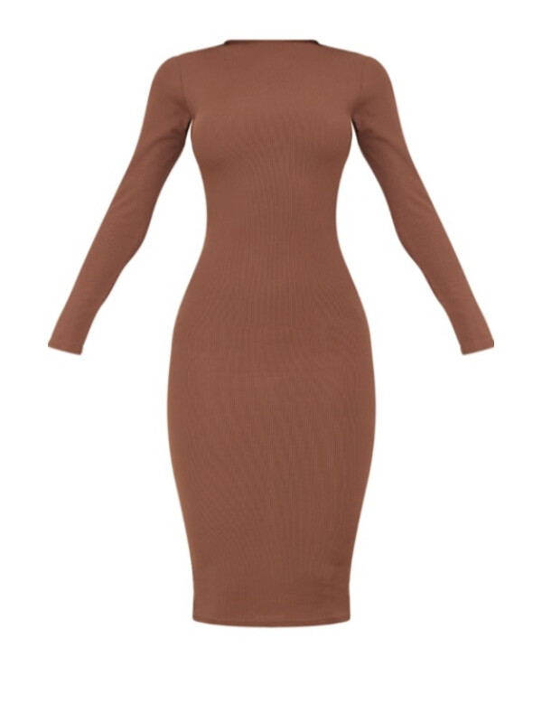 ROCHIE MIDI CU MÂNECĂ LUNGĂ 