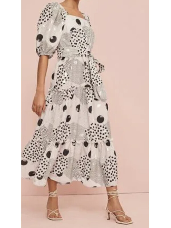 ROCHIE MIDI CU DECOLTEU PĂTRAT 