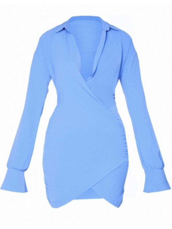 ROCHIE TIP CAMAȘĂ  ALBASTRĂ 