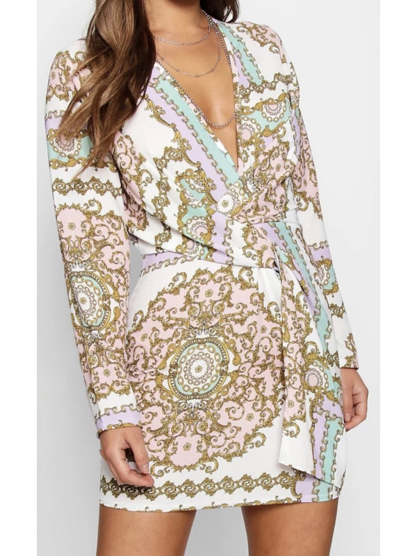 Rochie cu imprimeu Boohoo