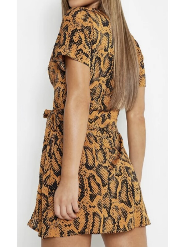 Rochie cu imprimeu animal