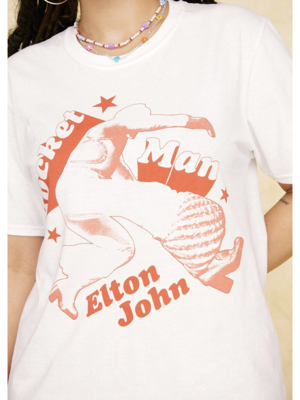 Tricoul grafic Elton John Rocket Man 