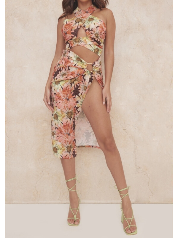 ROCHIE MIDI CU INEL DE LEMN 