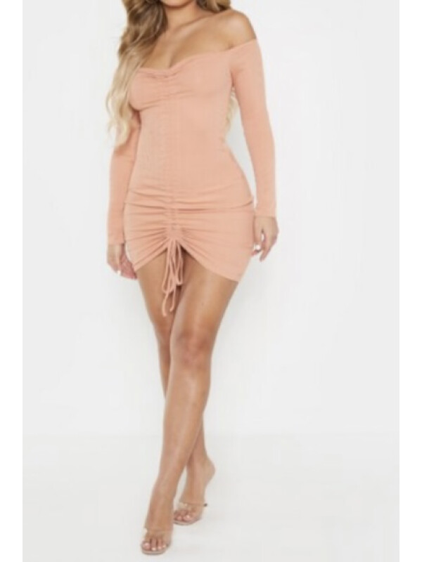 ROCHIE BARDOT CU MÂNECĂ LUNGĂ 