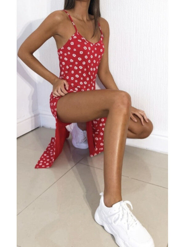 ROCHIEI ROSIE CU IMPRIMEU FLORAL