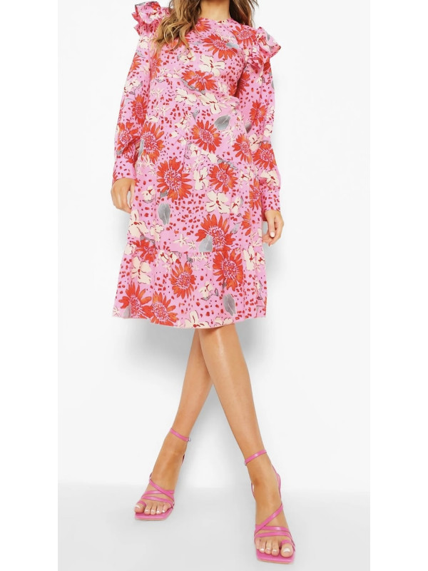 ROCHIE ROZ ÎNFLORATĂ 