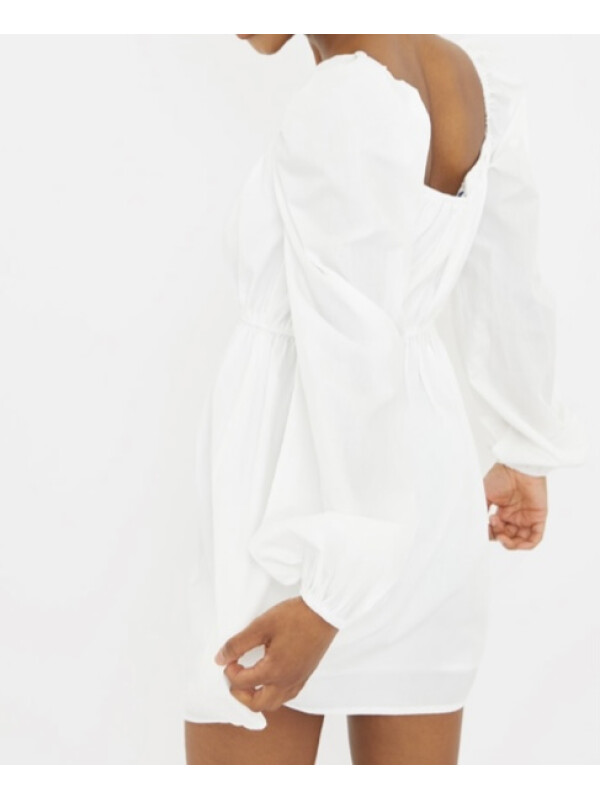 ROCHIE SMOCK PETITE ALBĂ 