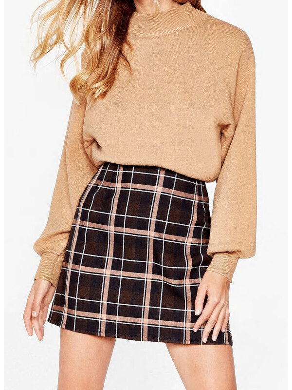 Fusta mini in carouri