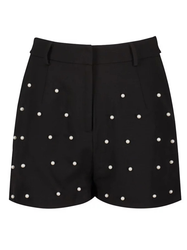 PANTALONI SCURȚI CU PERLE