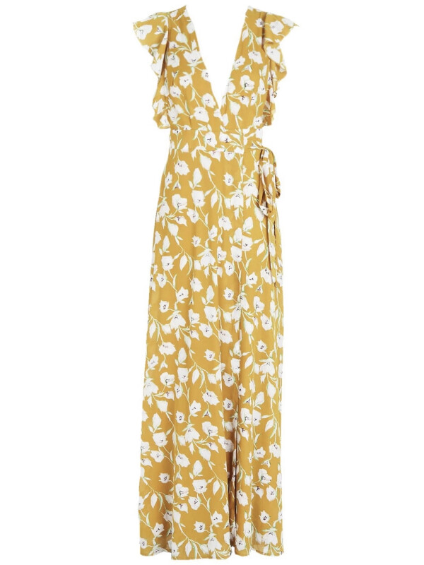 ROCHIE GALBENA CU CORDON IN TALIE 