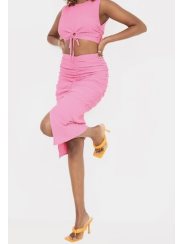 ROCHIE ROZ  DECUPATĂ 