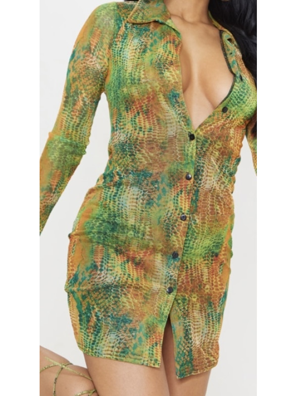 ROCHIE CAMASĂ MULTI ȘARPE 