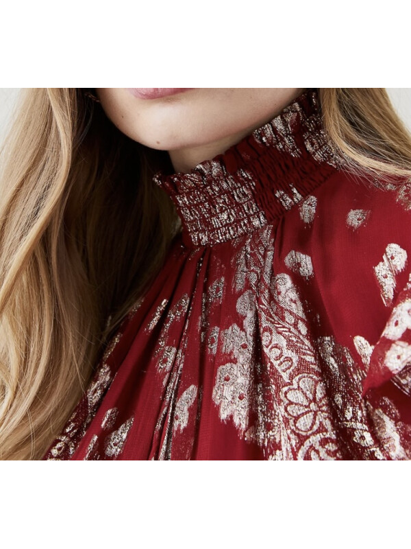 ROCHIE MINI CU GÂT ÎNALT 