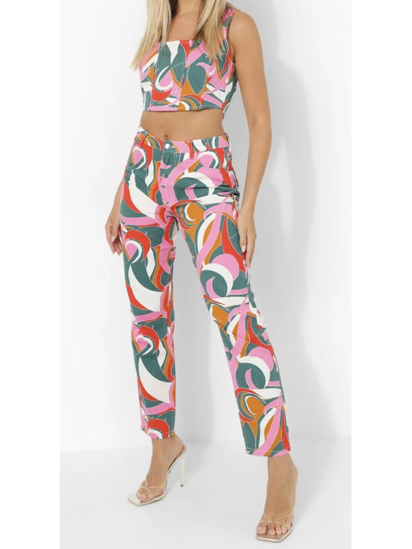 BLUGI BOYFRIEND CU IMPRIMEU ABSTRACT   