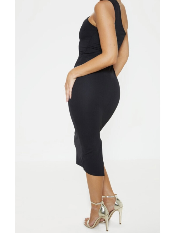 ROCHIE MIDI NEGRA CU UN UMAR 
