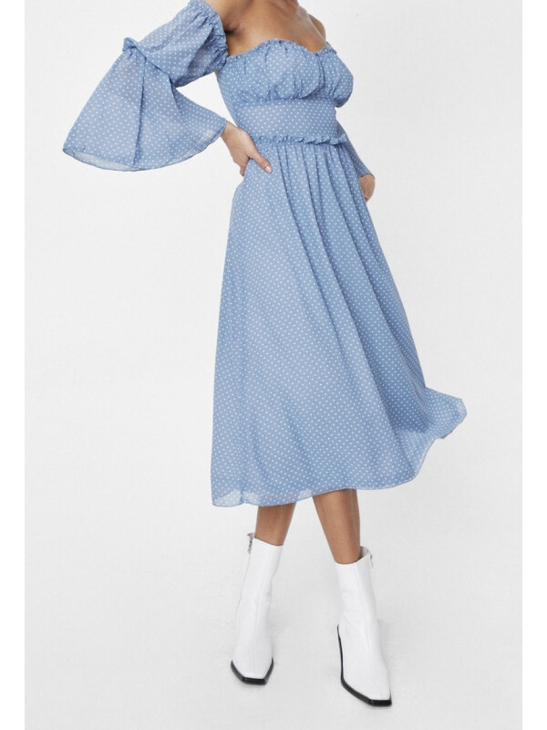 Rochie lejera cu buline 