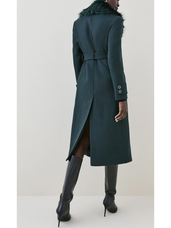 PALTON ITALIAN CU GULER DIN BLANA ARTIFICIALA 