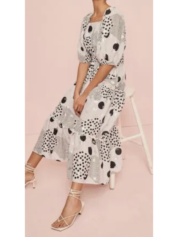 ROCHIE MIDI CU DECOLTEU PĂTRAT 