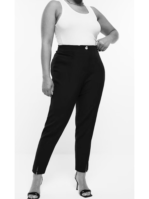 PANTALONI OFFICE CU TIV TAIAT 