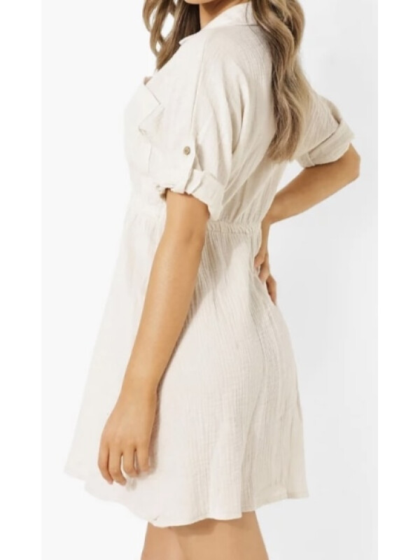 ROCHIE CRINKLE CU MÂNECĂ SCURTA