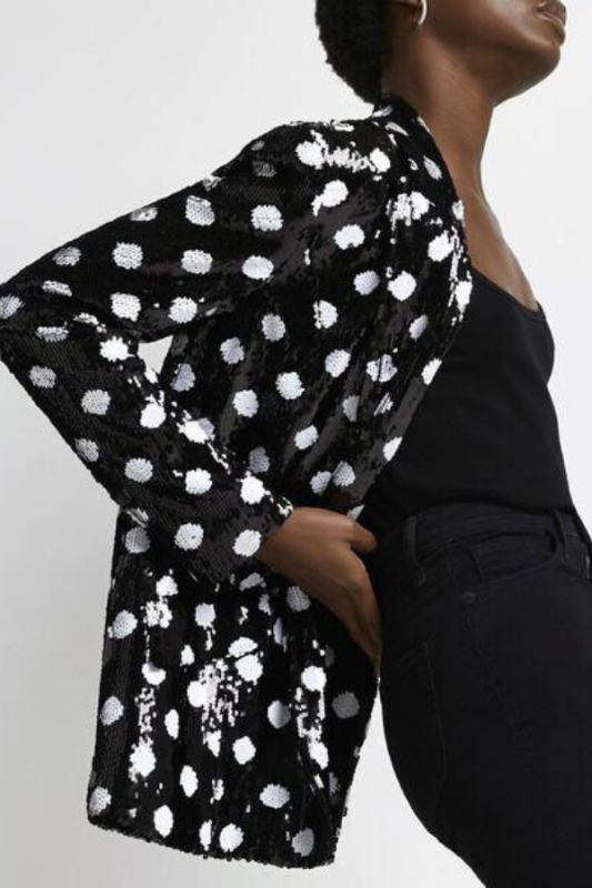 BLAZER CU PAIETE CU BULINE