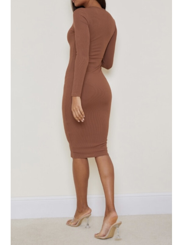 ROCHIE MIDI CU MÂNECĂ LUNGĂ 