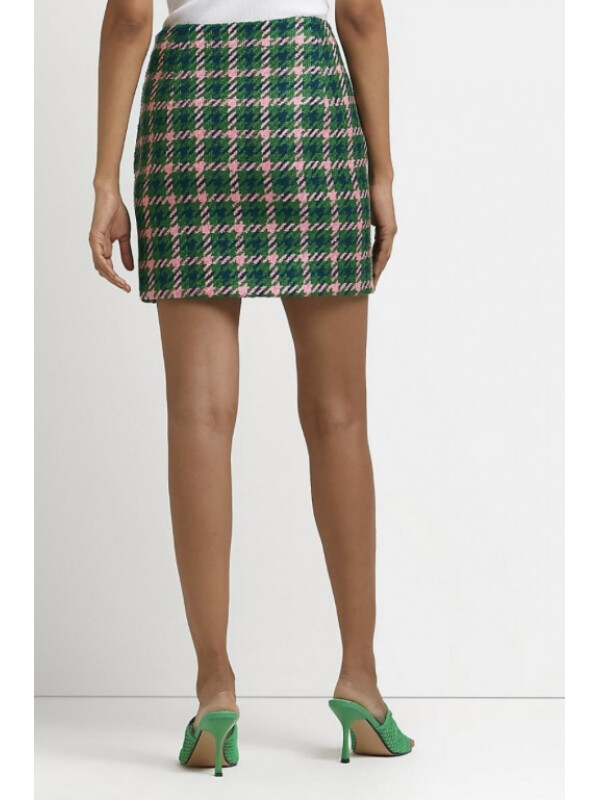 FUSTA CU ȚESĂTURA BOUCLE