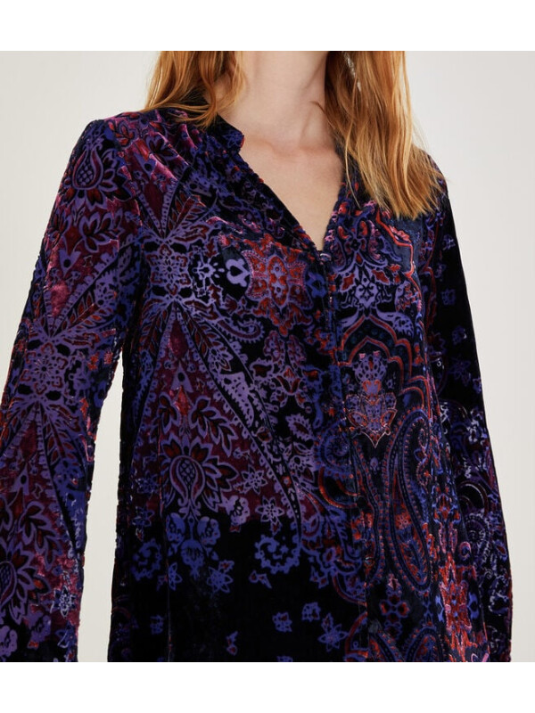 Bluză Paisley Devore mov-Monsoon-Mov-38