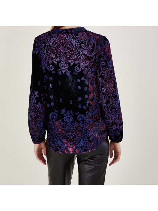 Bluză Paisley Devore mov-Monsoon-Mov-36