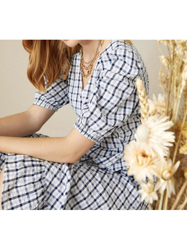Rochie petrecută Dolly din gingham