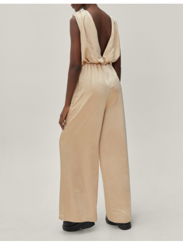 SALOPETĂ CU UMERI DIN SATIN 