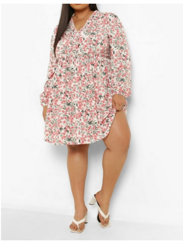 ROCHIE BLUZĂ CU FLORI