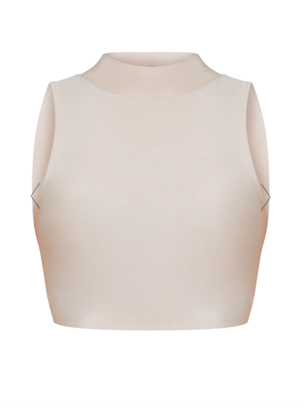 CROP TOP RACER CU GÂT ÎNALT 