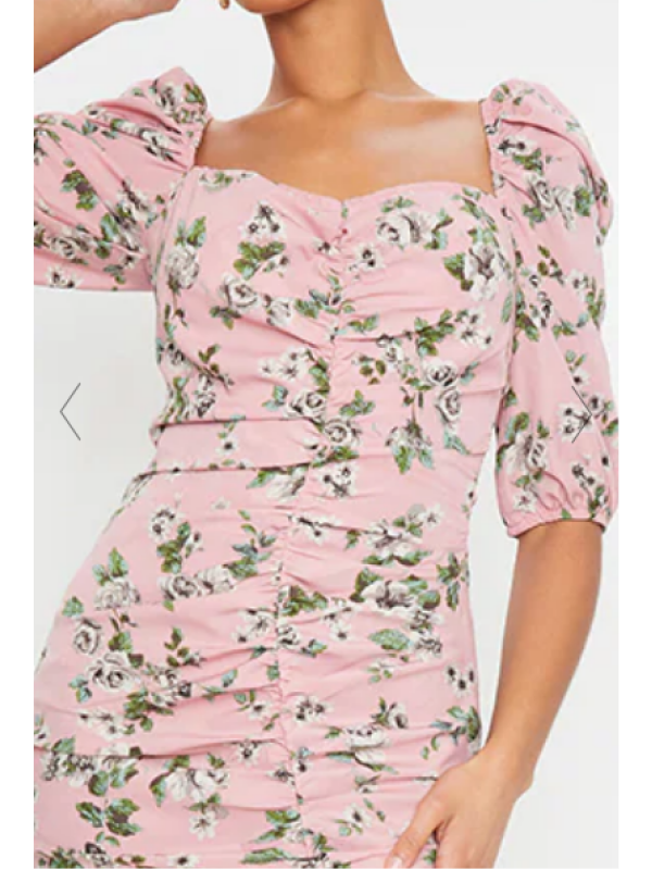 ROCHIE MIDI ROZ PRĂFUIT