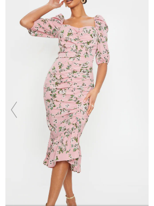 ROCHIE MIDI ROZ PRĂFUIT