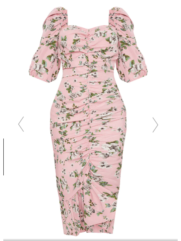 ROCHIE MIDI ROZ PRĂFUIT