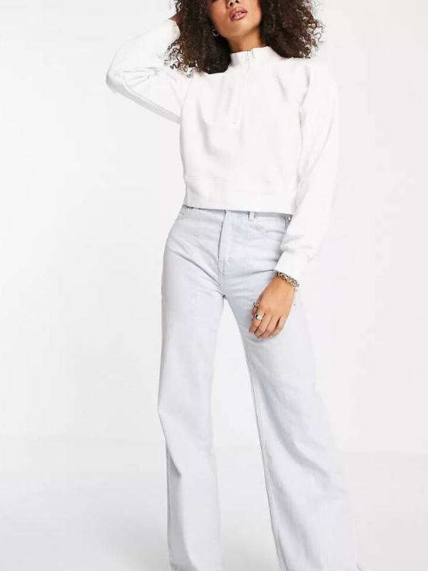 BLUZA SPORT CU FERMOAR LA GAT