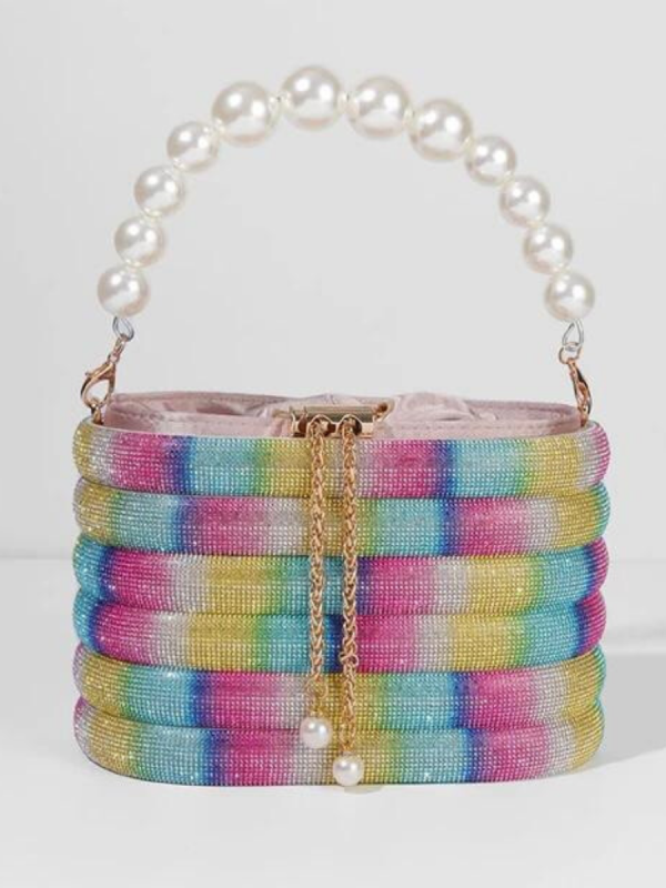 GEANTĂ TIP CLUTCH-MULTICOLOR