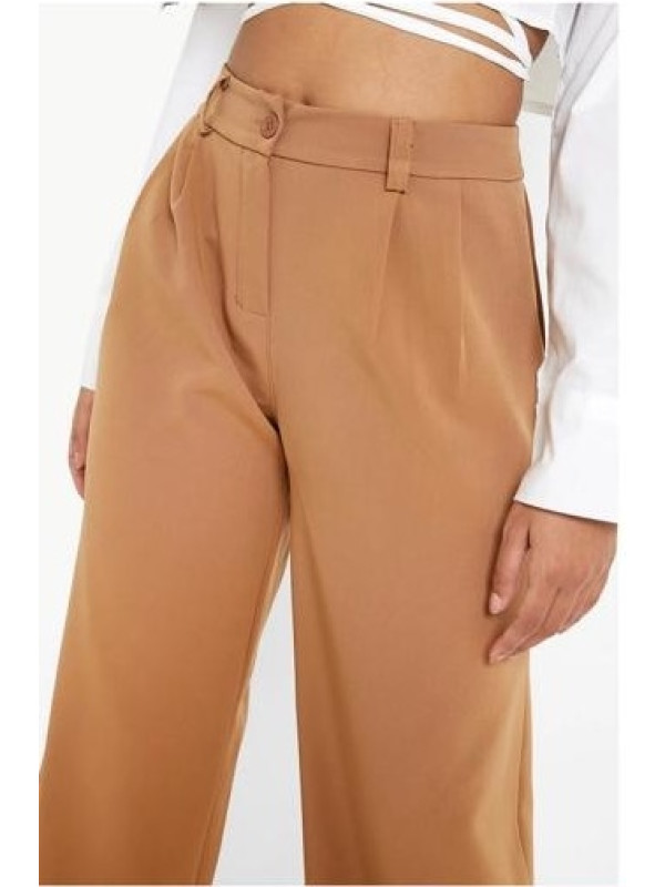 PANTALONI LARGI CREM